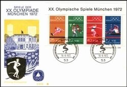 1972  Olympische Sommerspiele 1972 in München - Block