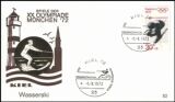 1972  Olympische Spiele Sonderstempel - Wasserski