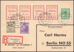 Postkarte Einschreiben - MiF