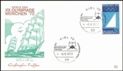 1972  Olympische Spiele Sonderstempel - Großsegler-Treffen