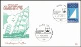 1972  Olympische Spiele Sonderstempel -...