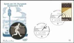 1972  Olympische Spiele Sonderstempel - Badminton