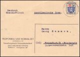 Fernpostkarte - EF