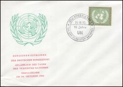 1955  10 Jahre Vereinte Nationen (UNO)