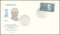 1958  100. Geburtstag von Rudolf Diesel