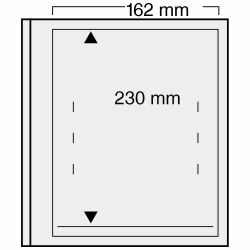 Safe Einsteckblätter 720 - dual Blanco