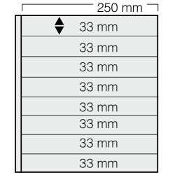 Safe Einsteckblätter 728 - Garant weiß