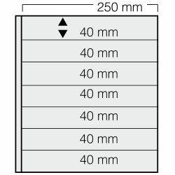 Safe Einsteckblätter 727 - Garant weiß