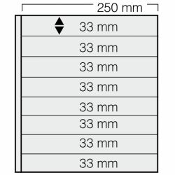 Safe Einsteckblätter 828 - Garant transparent