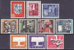 1957  Jahrgang ohne Freimarken