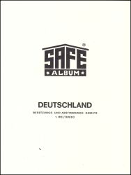 Safe Vordruckalbum - Besetzung 1. WK / Memel