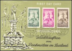 1956  Wiederaufbau saarländischer Denkmäler