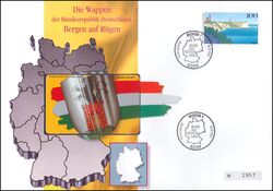 1993  Wappen der Bundesrepublik Deutschland - Bergen auf Rgen