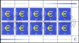 2002  Einführung der Euro-Münzen und Banknoten