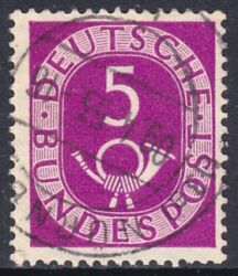 1951  Freimarke: Posthorn 125