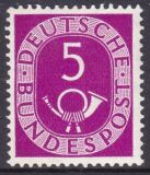 1951  Freimarke: Posthorn 125