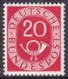 1951  Freimarke: Posthorn 130