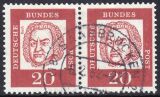 1961  Freimarken: Bedeutende Deutsche aus Bogen