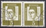 1961  Freimarken: Bedeutende Deutsche aus Bogen