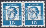 1961  Freimarken: Bedeutende Deutsche aus Bogen