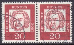 1961  Freimarken: Bedeutende Deutsche aus Bogen