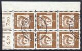 1961  Freimarken: Bedeutende Deutsche aus Bogen