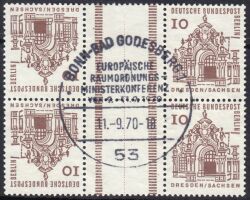1965  Freimarken: Deutsche Bauwerke