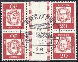 1963  Freimarken: Bedeutende Deutsche