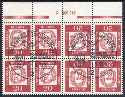 1963  Freimarken: Bedeutende Deutsche