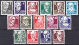 1952  Freimarken: Persönlichkeiten - Satz kompl