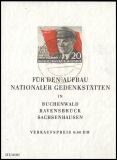 1956  70. Geburtstag von Ernst Thälmann - Block