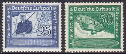 1938  Flugpostmarken: 100. Geburtstag des Grafen von Zeppelin
