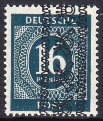 1948  Freimarken: Ziffernserie mit Bandaufdruck  59 I  D