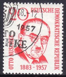 1958  Todestag von Otto Nuschke