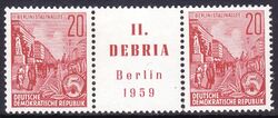 1959  Briefmarkenausstellung DEBRIA