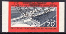 1960  125 Jahre Deutsche Eisenbahnen - ungezähnt