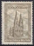 1923  Freimarken: Klner Dom in Farbe b