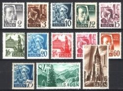 1947  Freimarken: Persönlichkeiten u. Ansichten I