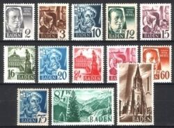 1947  Freimarken: Persnlichkeiten u. Ansichten I