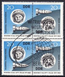 1963  Gruppenflug der Raumschiffe Wostok 5 und 6