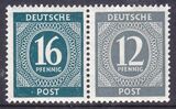 1946  Freimarken: Kontrollratsausgabe aus Markenheftchen