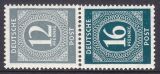 1946  Freimarken: Kontrollratsausgabe aus Markenheftchen