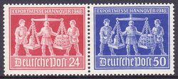 1948  Exportmesse Hannover - Zusammendruck W 1