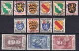 1945  Wappen der Länder der franz. Zone und Deutsche...