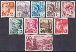 1948  Freimarken: Persönlichkeiten u. Ansichten III