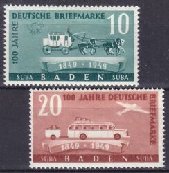 1949  100 Jahre Deutsche Briefmarken