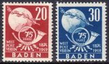 1949  75 Jahre Weltpostverein  (UPU)