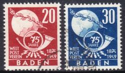 1949  75 Jahre Weltpostverein  (UPU)