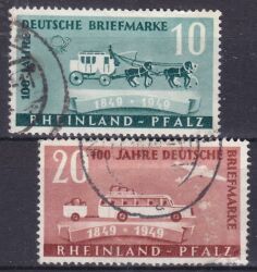 1949  100 Jahre Deutsche Briefmarken