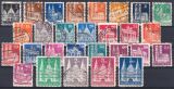 1948  Freimarken: Bautenserie - weit gezähnt
